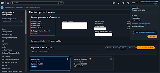 Identity verification screen